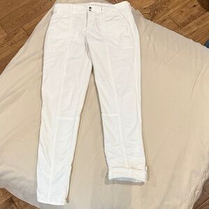 WHBM Women's White Preti-pants sz0 0